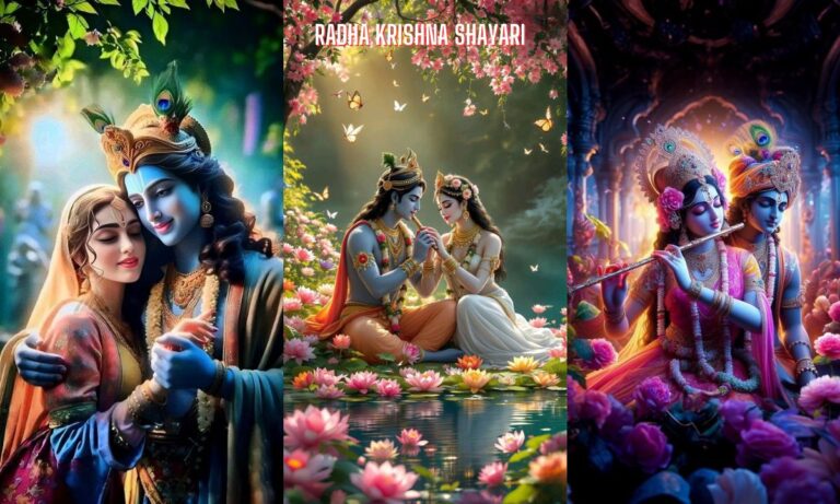 Radha Krishna Shayari 2025 | 100+ कृष्ण प्रेम शायरी 2 लाइन